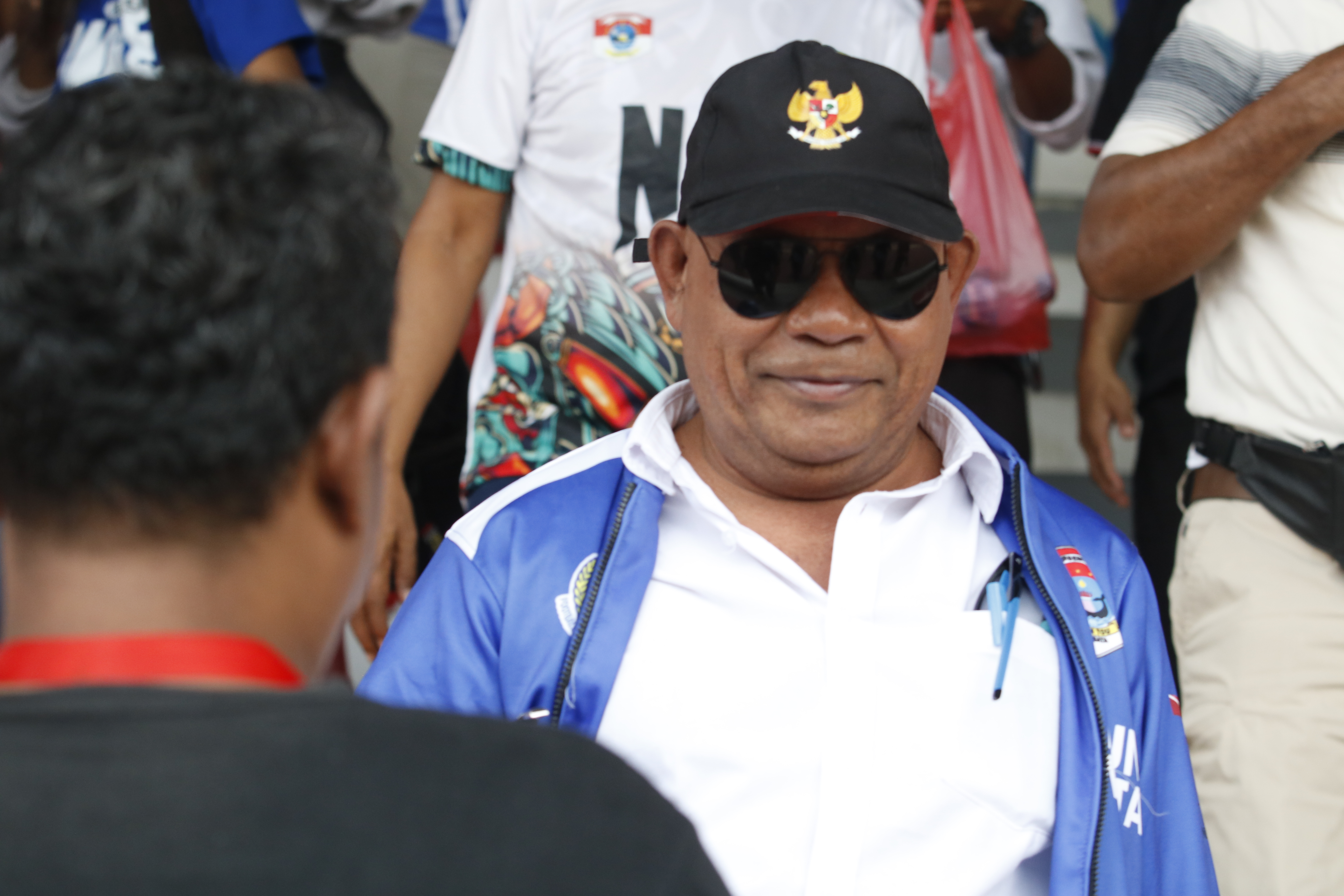 Dukung Langsung Persebata Lembata, Bupati Kanis Hadir di Stadion Kotabarat Solo