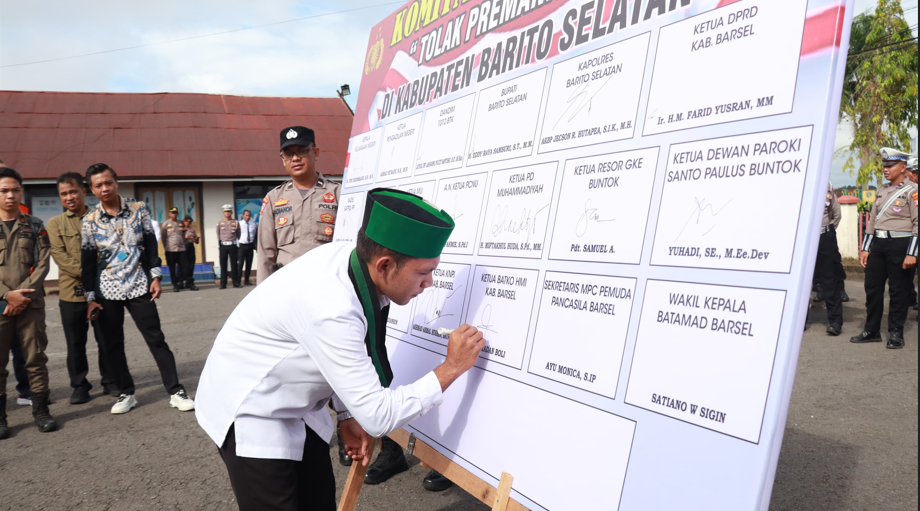 Badko HMI Kalteng Apresiasi Langkah Polres Barsel Gelar Apel Bersama Tolak Premanisme