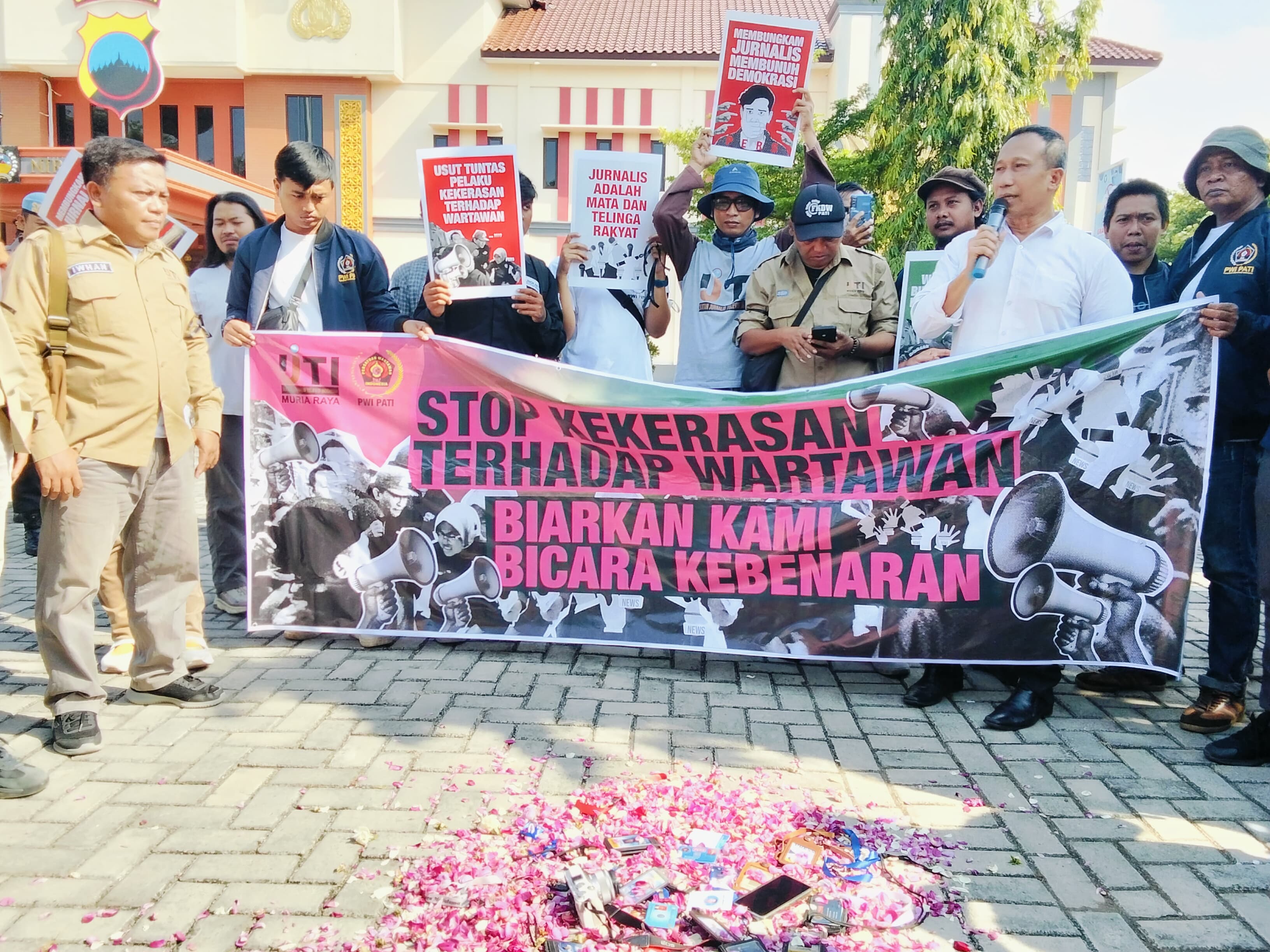 IJTI dan PWI Desak Polresta Pati Tetapkan Tersangka Kasus Kekerasan Jurnalis