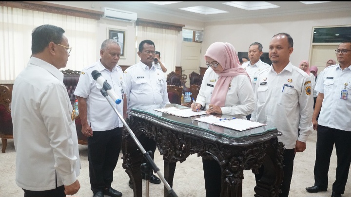 Pemkab Pati Segarkan Birokrasi, Lima Kepala Dinas Resmi Dilantik