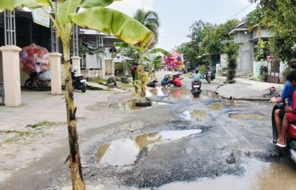 Warga Kayen Tanam Pohon Pisang di Jalan Rusak, Pemkab Pati Siapkan Perbaikan April