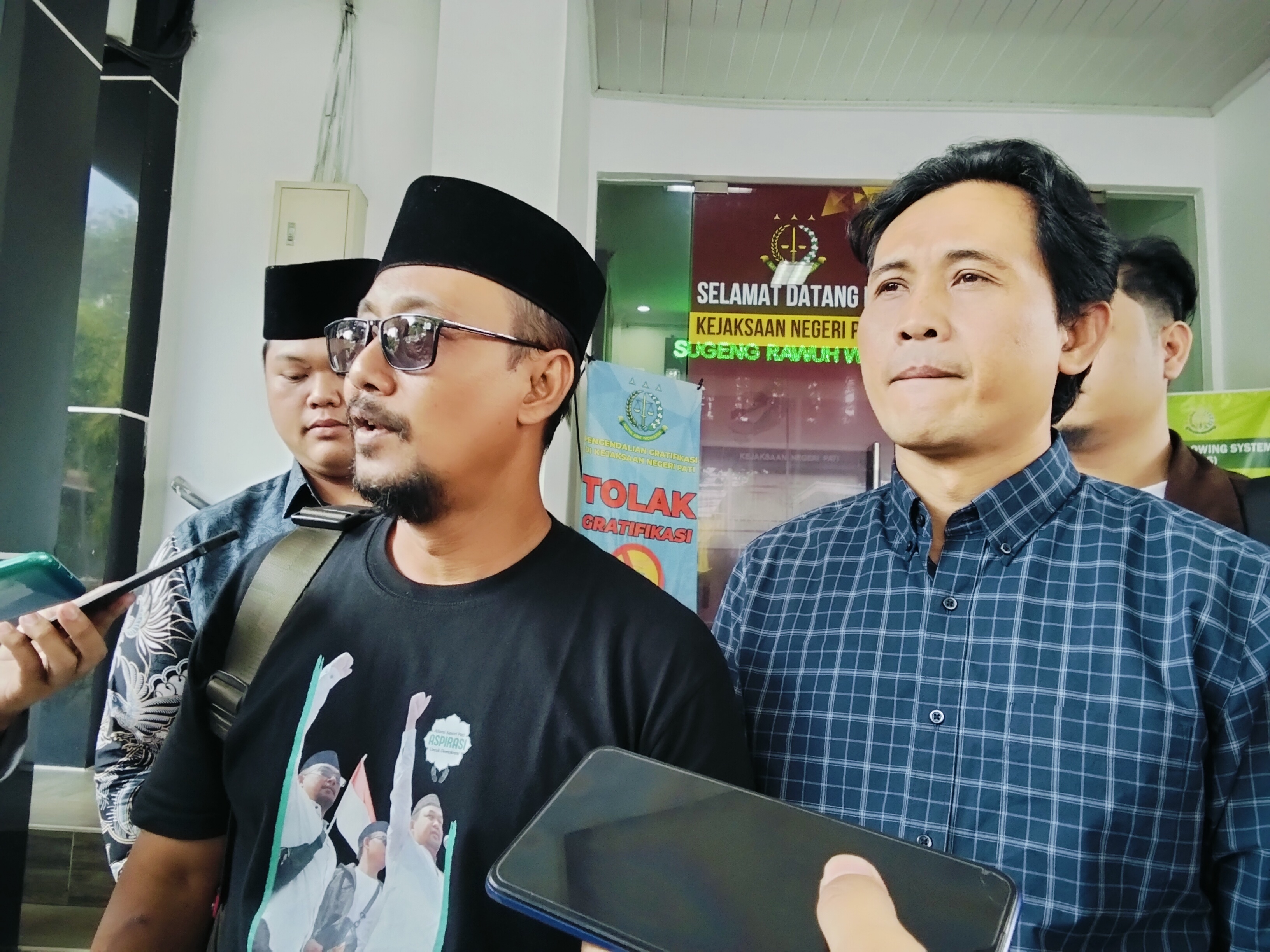 Datangi Kejari Pati, ASPIRASI Pertanyakan Penanganan Kasus Kiai Ashari